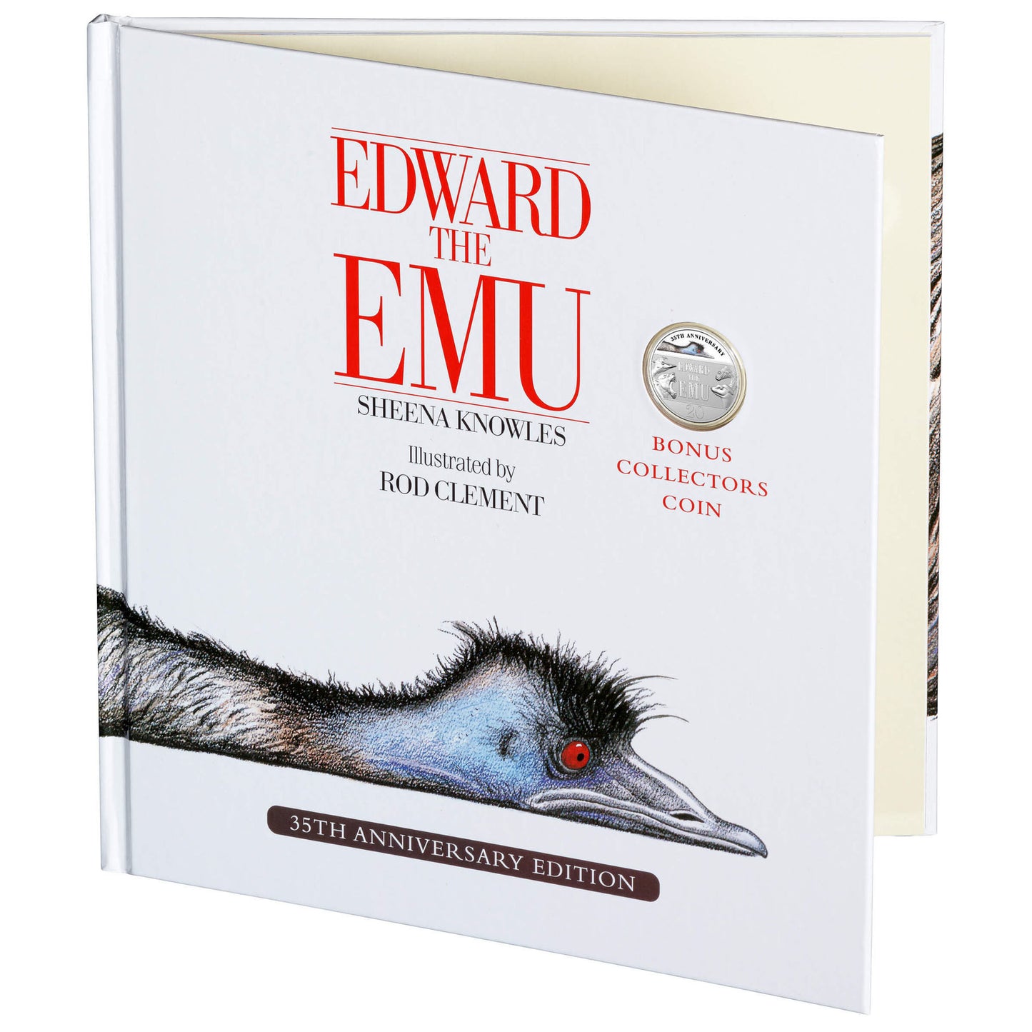 Mint Coins | Edward the Emu 35th Anniversary Coloured Unc 20 cent Coin Book