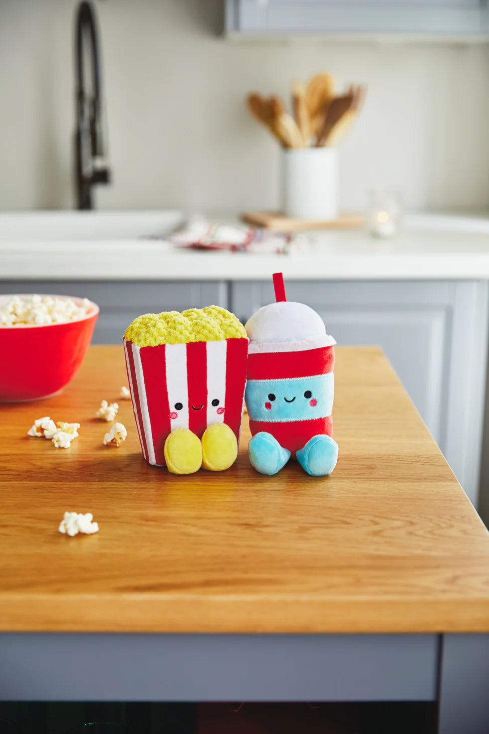 Hallmark Better Together Magnetic Plush | Popcorn & Slushie