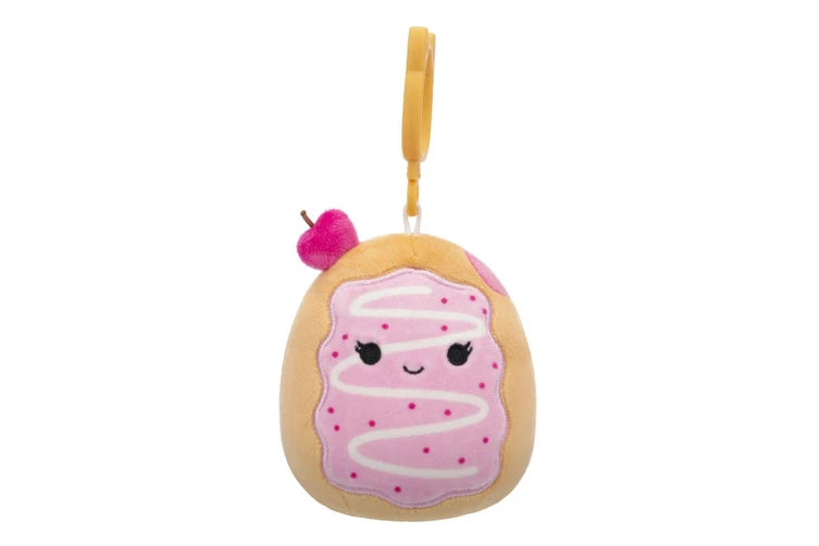 Squishmallows 3.5'' Clip | Perl the Pink Cherry Toaster Pastry