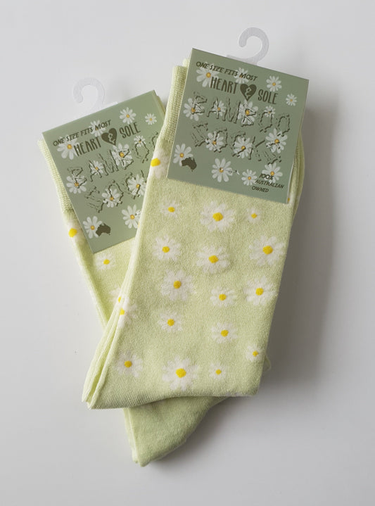 Bamboo Socks | Daisies