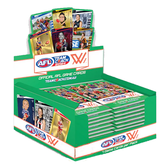 AFLW Team Coach Footy Card Packs: 2024