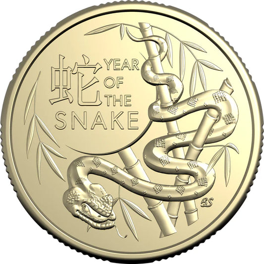 Mint Coins | Lunar Series Year of the Snake 2025 $1 Uncirculated 2 Coin Set