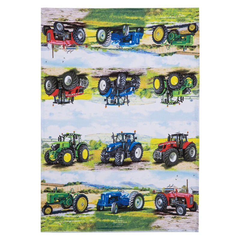 Ashdene Tractors Then/Now 2pk Kitchen Towels