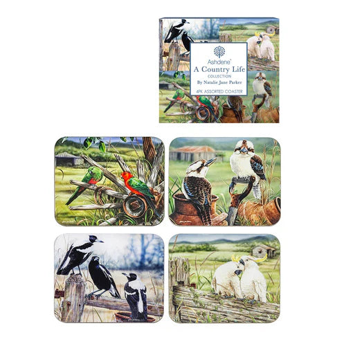 Ashdene A Country Life 4PK Coasters