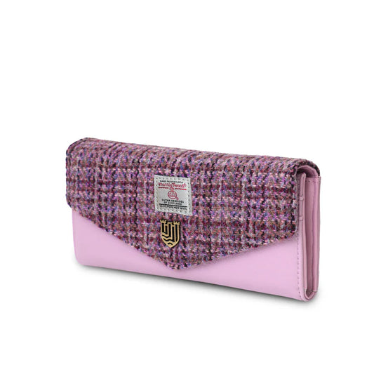 Tweed PU Purse | Violet Mini Dogtooth