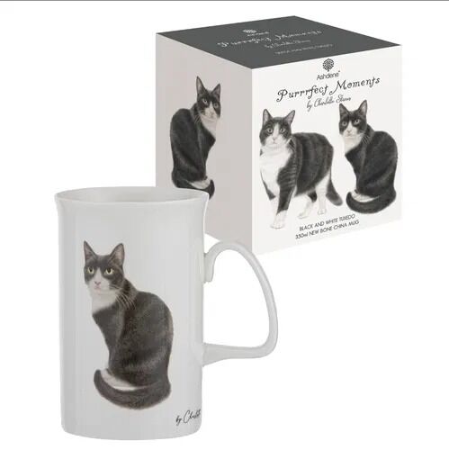 Ashdene Purrrfect Moments Mug | Black and White Tuxedo