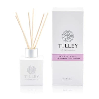 Tilley Aromatic Reed Diffuser 75ml | Patchouli Musk