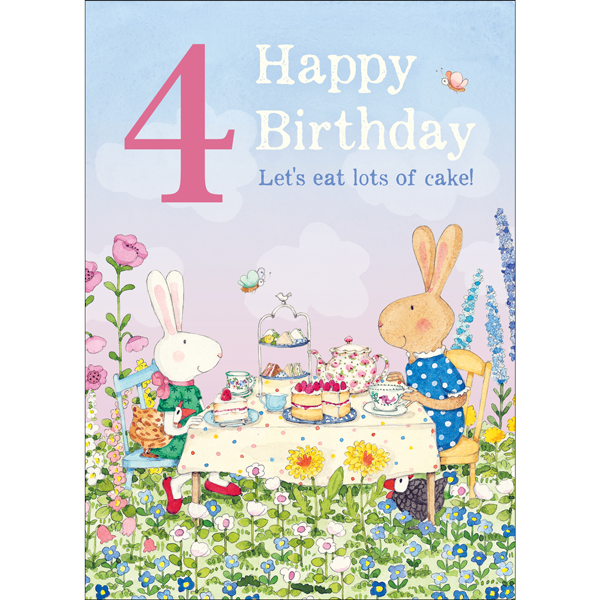 Ruby Red Shoes Card | Happy 4th Birthday