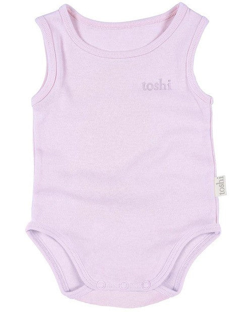 Toshi Dreamtime Organic Onesie Singlet Lavender [Size:1]