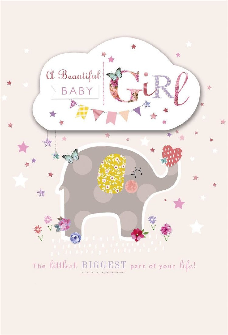Hallmark Baby Girl Card | A Beautiful Baby Girl