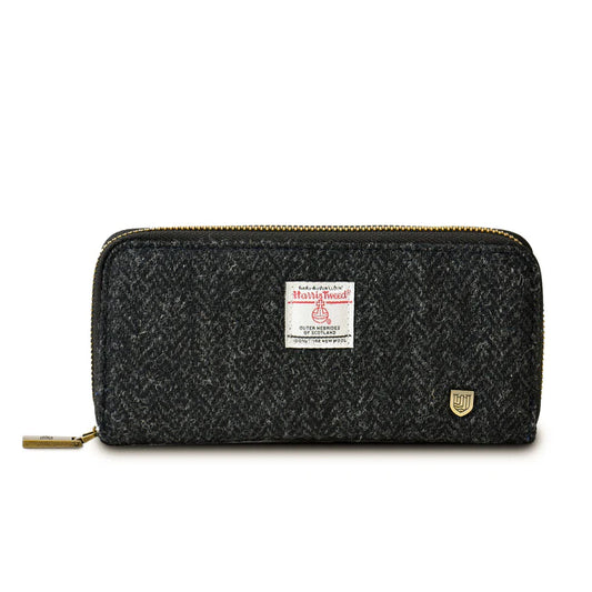 Tweed Purse | Black Herringbone