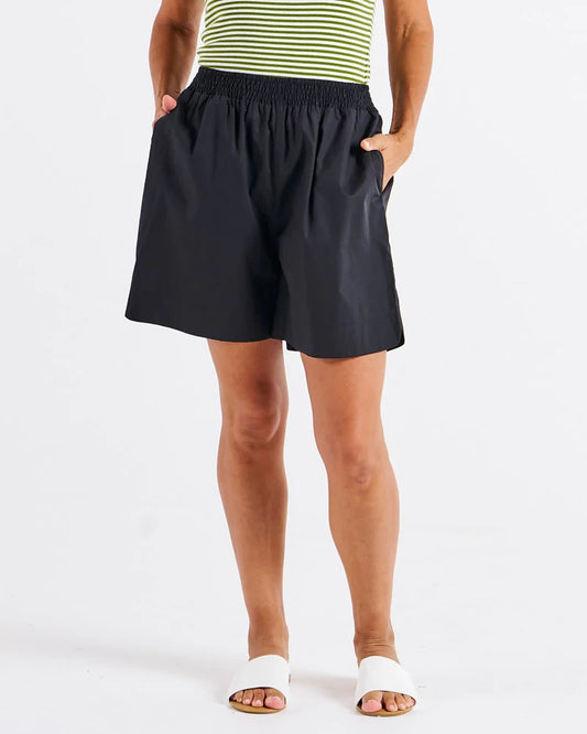 Pomona Cotton Short | Black