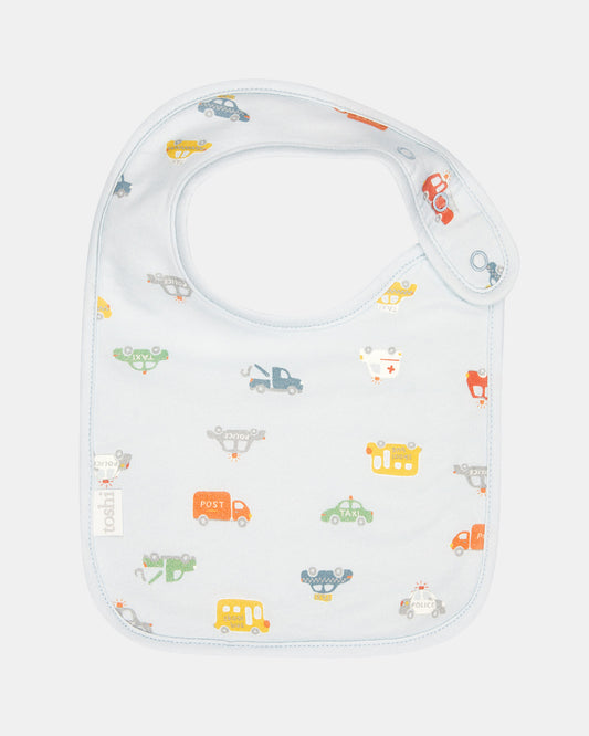 Toshi Baby Bib | Working Wheels