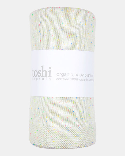 Toshi Organic Blanket | Snowy Snowflake