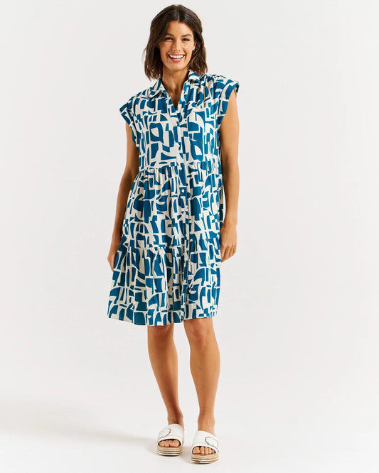 Zurich Dress | Geo Print