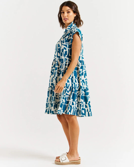 Zurich Dress | Geo Print