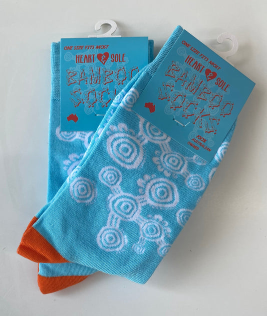 Bamboo Socks | Merindah Gunyah Blue