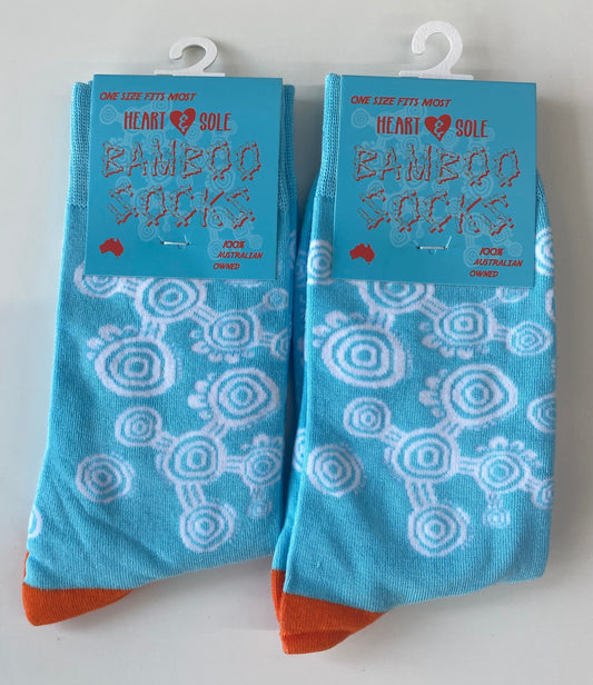 Bamboo Socks | Merindah Gunyah Blue