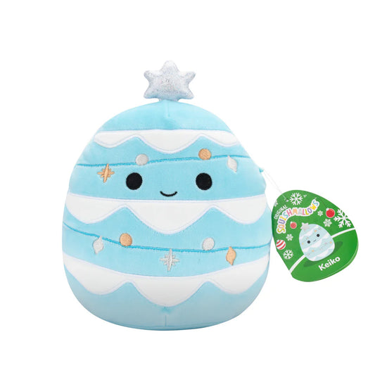 Squishmallows Christmas 7.5inch | Keiko the Blue Christmas Tree