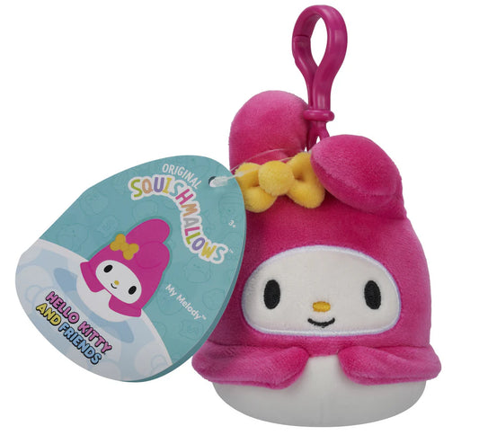 Squishmallows 3.5 Inch Clip | Hello Kitty & Friends My Melody