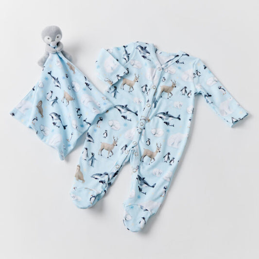 Jiggle & Giggle | Aurora Romper and Comforter