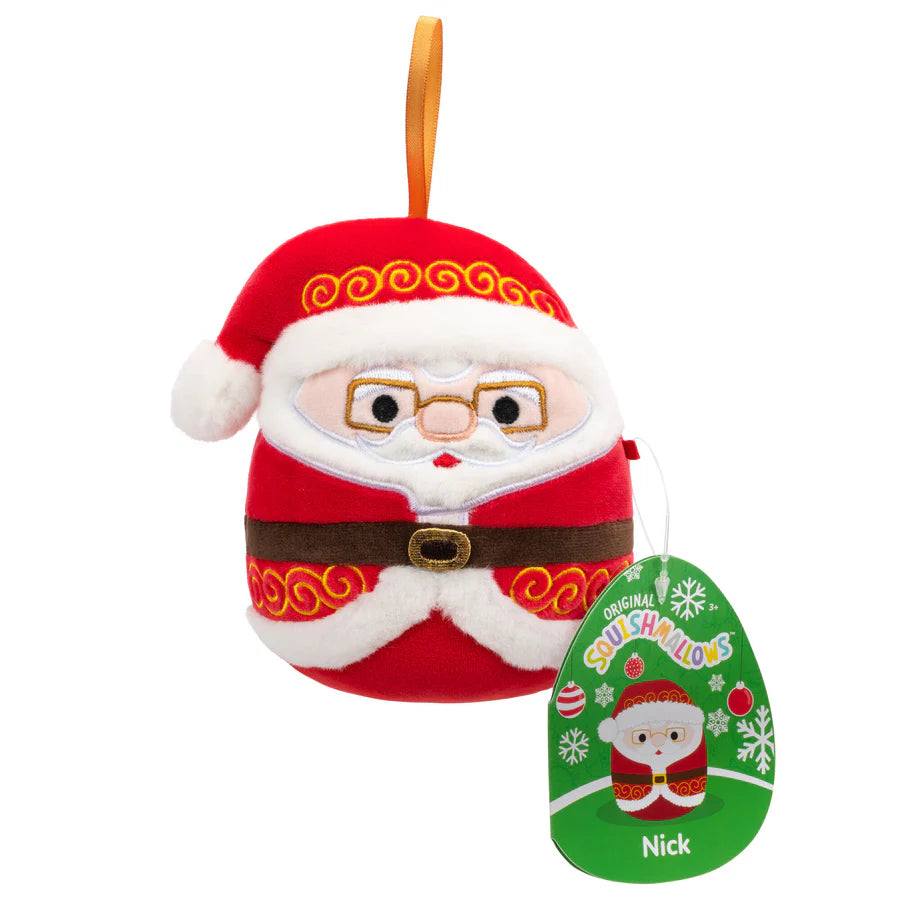 Squishmallows Christmas Ornament | Nick the Santa Claus