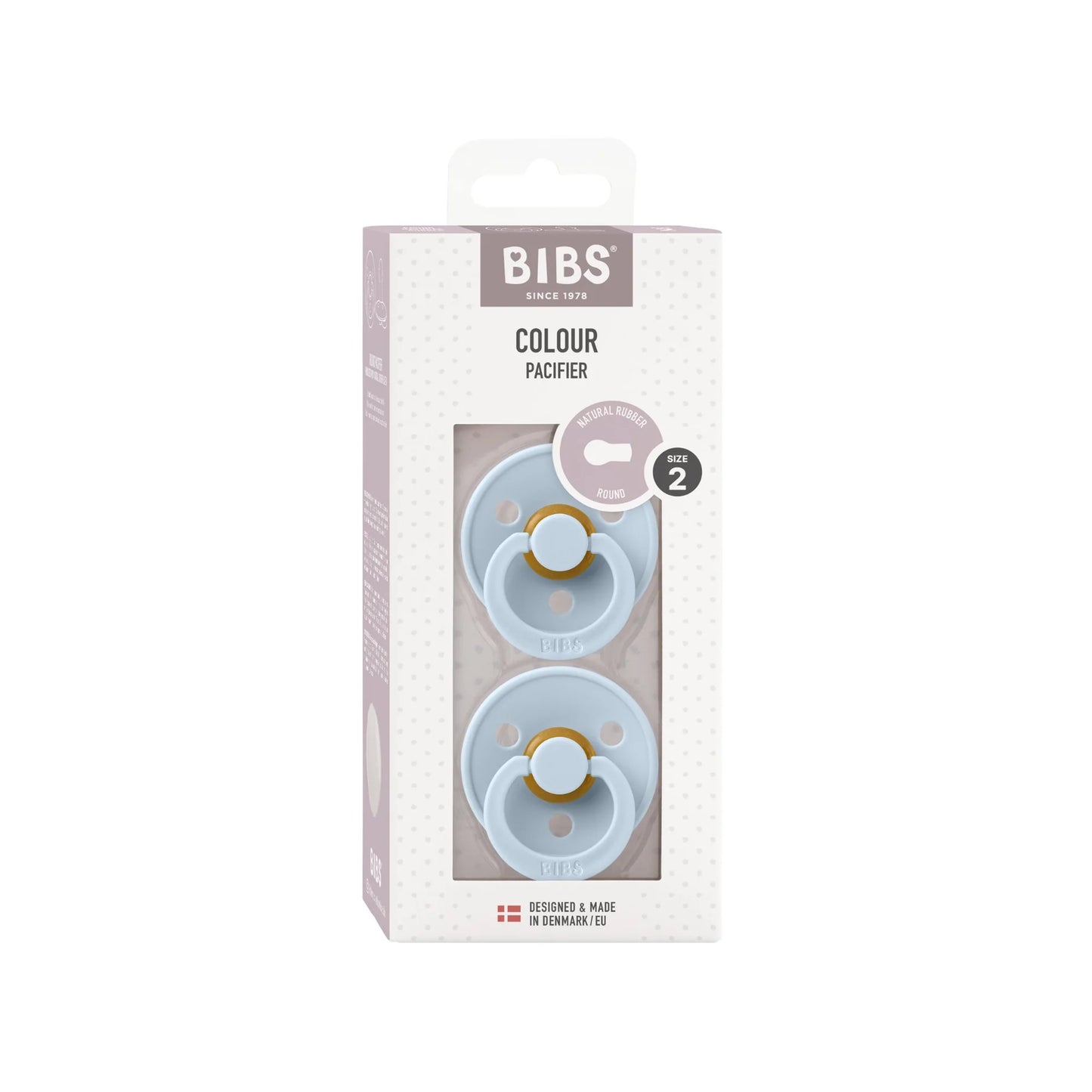 Bibs Dummy | Baby Blue Twin Pack