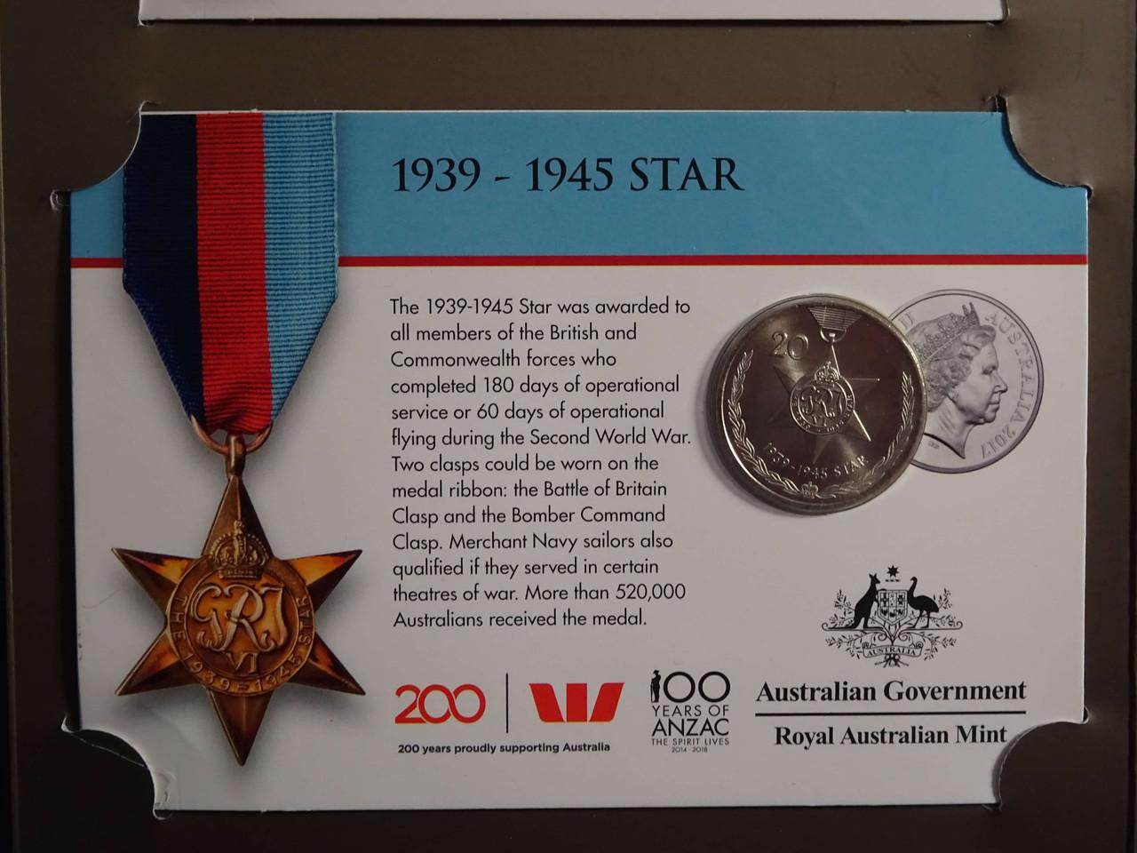 Legends of the Anzacs Medals of Honour 14 Coin Set