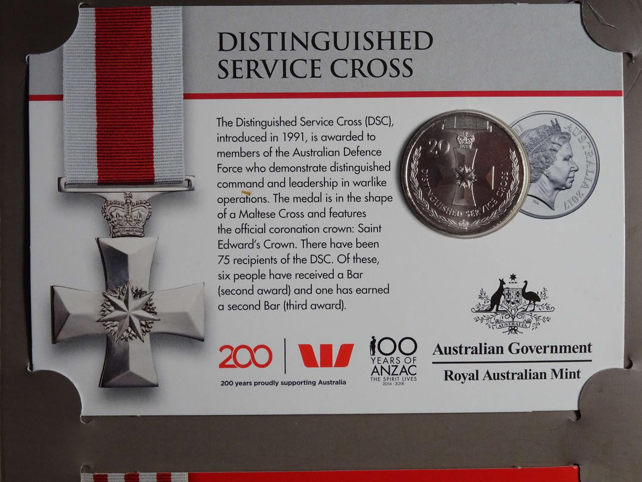 Legends of the Anzacs Medals of Honour 14 Coin Set