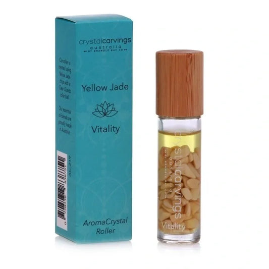 Aroma Crystal Roller Vitality | Yellow Jade