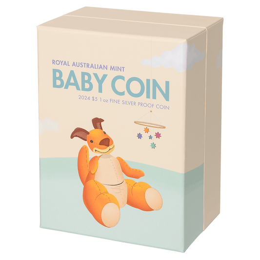 Mint Coins | 2024 $5 1 oz Fine Silver Proof Baby Coin Toy Kangaroo