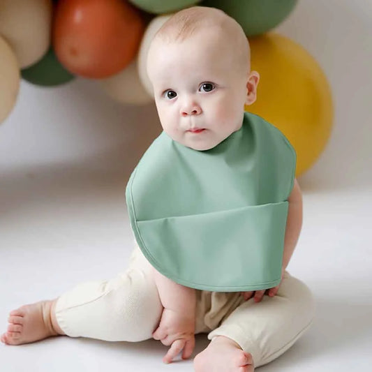 Baby Bib | Snuggle Hunny Waterproof Sage