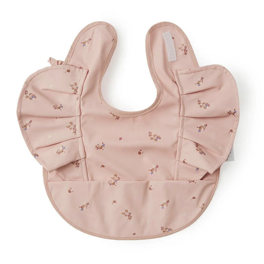 Baby Bib | Snuggle Hunny Waterproof Posy Frill