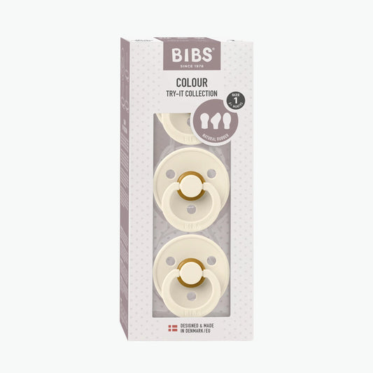 Bibs Dummy | Ivory Try-it 3pk