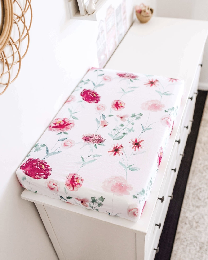 Lilac Skies | Snuggle Hunny Bassinet Sheet / Change Pad Cover