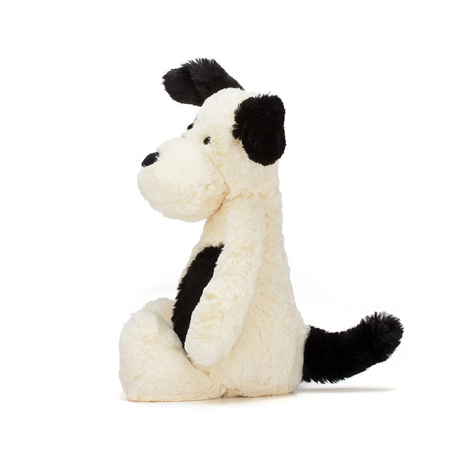 Jellycat Bashful Black & White Puppy Small