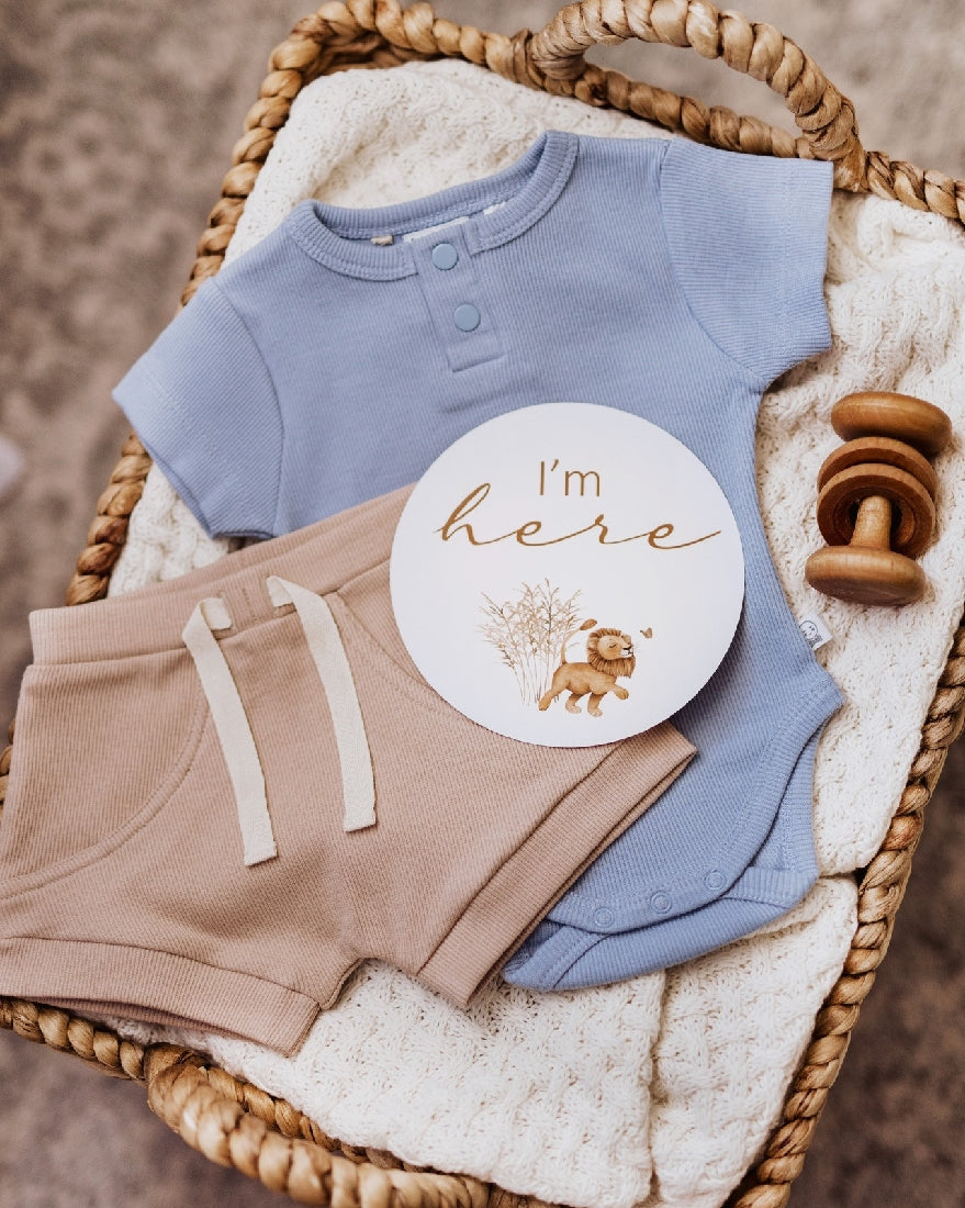 Snuggle Hunny Baby Shorts | Pebble Organic
